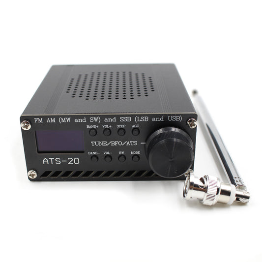 ATS-20 SI4735 Full-Wave Radio Receiver: FM, AM (MW & SW), SSB (LSB & USB) - Covers Commercial & Ham Bands