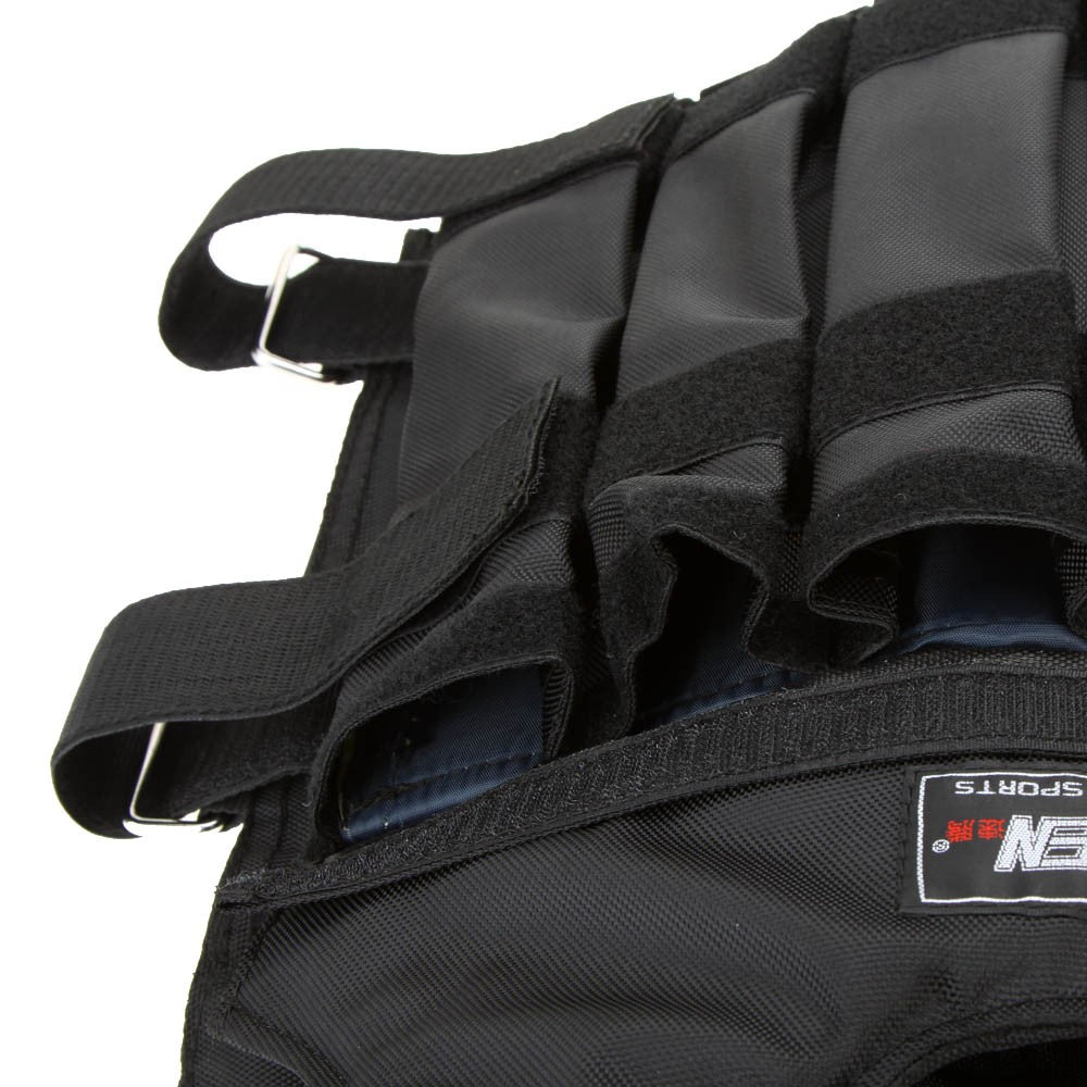 Adjustable 50kg Weighted Vest for Exercise, Boxing, and Training (Empty)