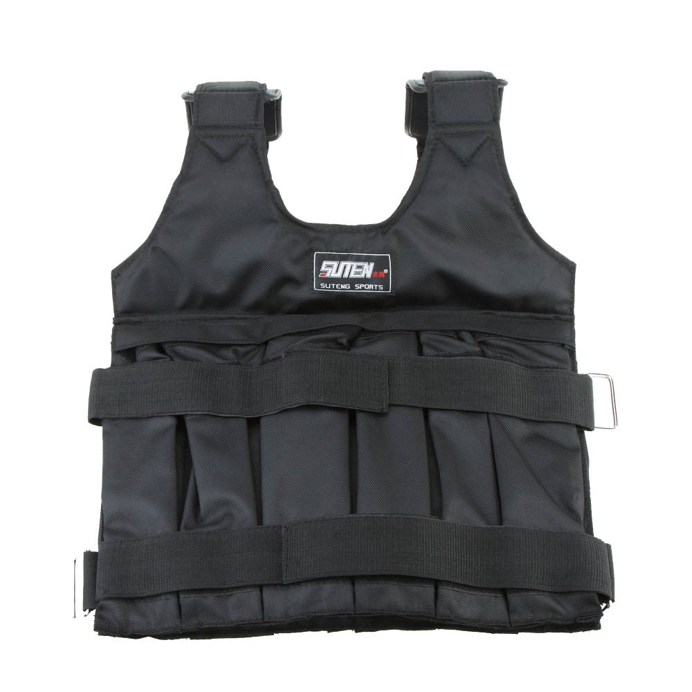 Adjustable 50kg Weighted Vest for Exercise, Boxing, and Training (Empty)