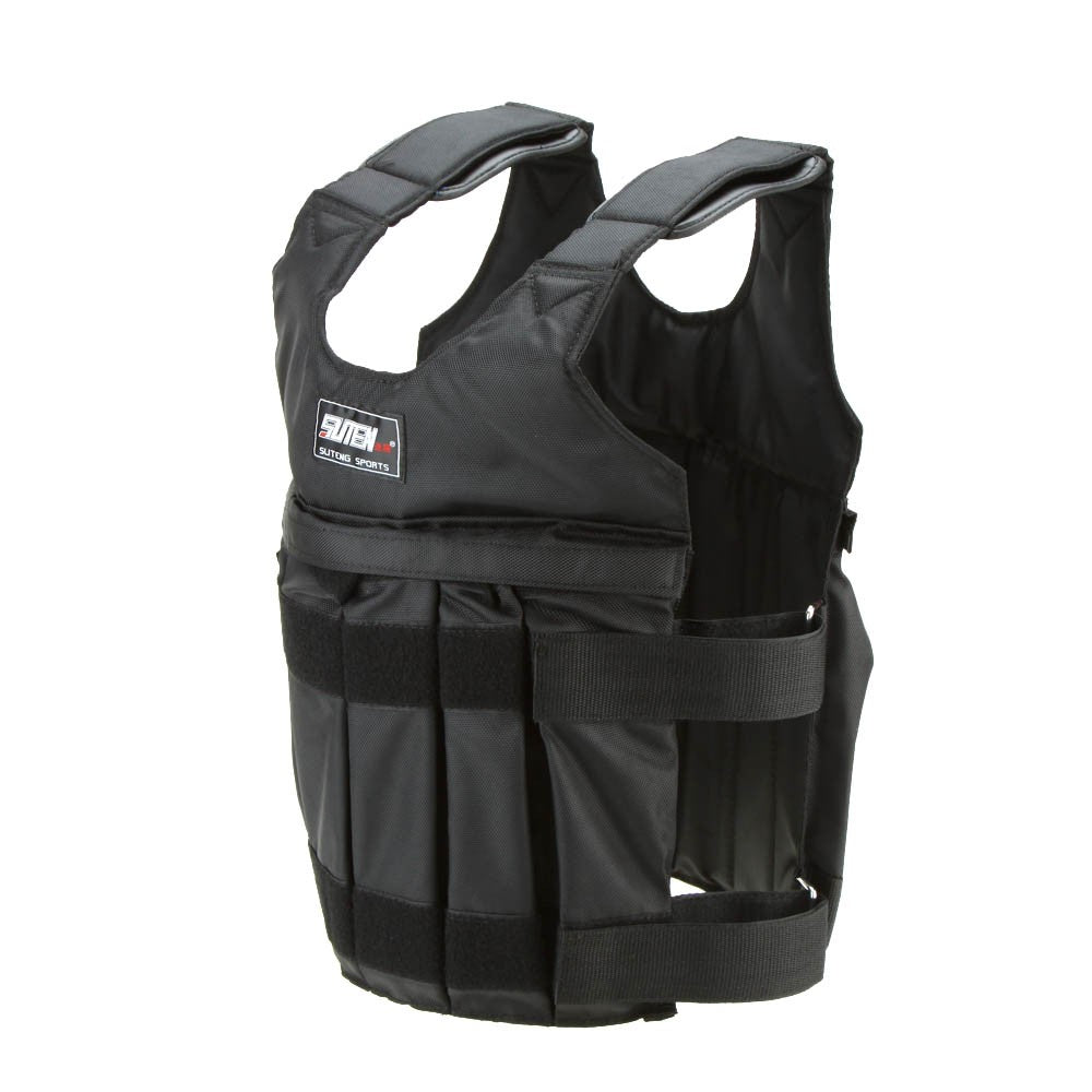 Adjustable 50kg Weighted Vest for Exercise, Boxing, and Training (Empty)