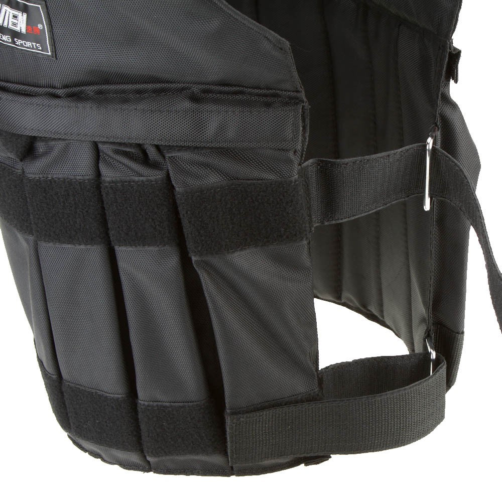 Adjustable 50kg Weighted Vest for Exercise, Boxing, and Training (Empty)