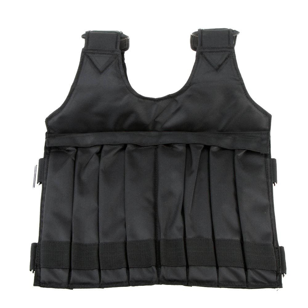 Adjustable Weighted Vest for Exercise Training with Sand Weight Loading (Empty)
