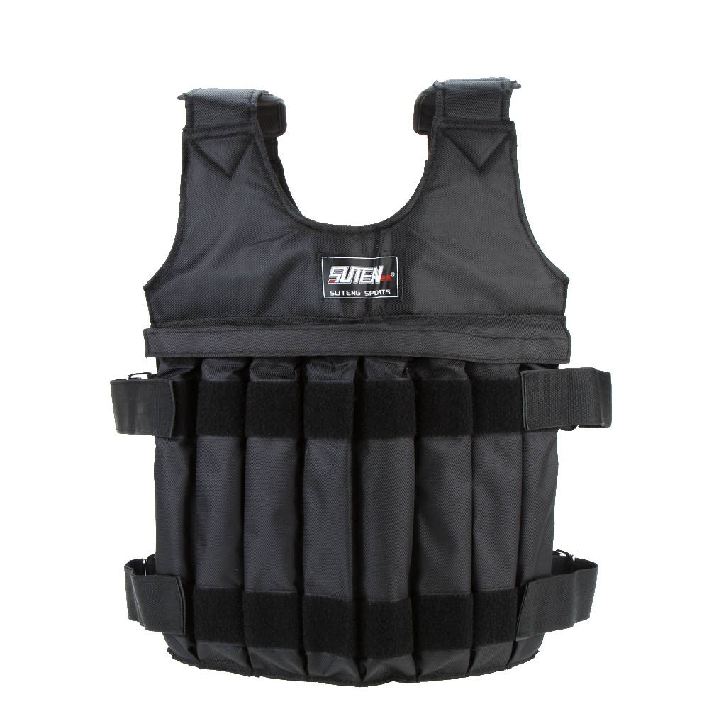 Adjustable Weighted Vest for Exercise Training with Sand Weight Loading (Empty)