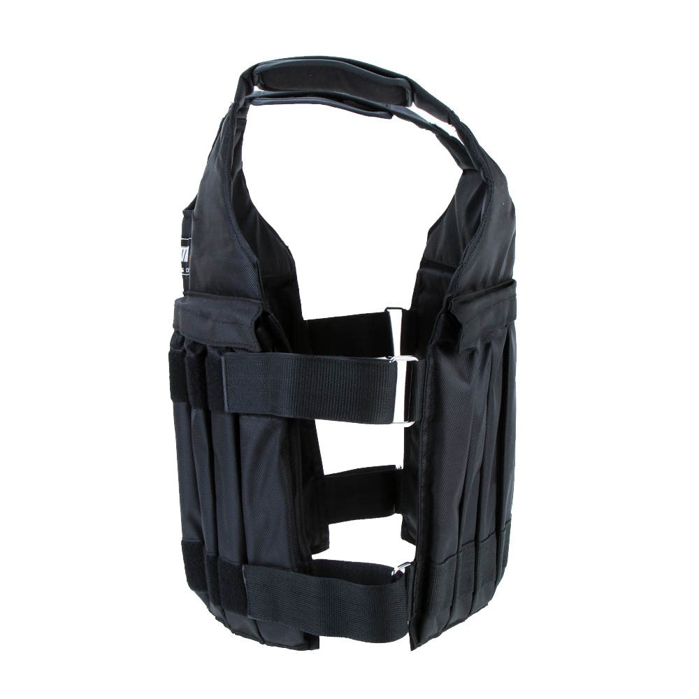Adjustable Weighted Vest for Exercise Training with Sand Weight Loading (Empty)