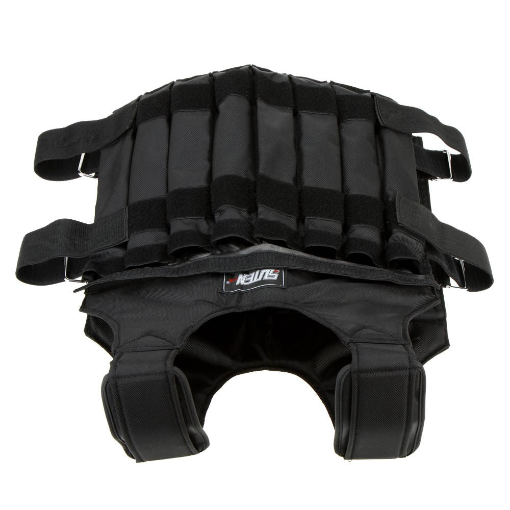 Adjustable Weighted Vest for Exercise Training with Sand Weight Loading (Empty)