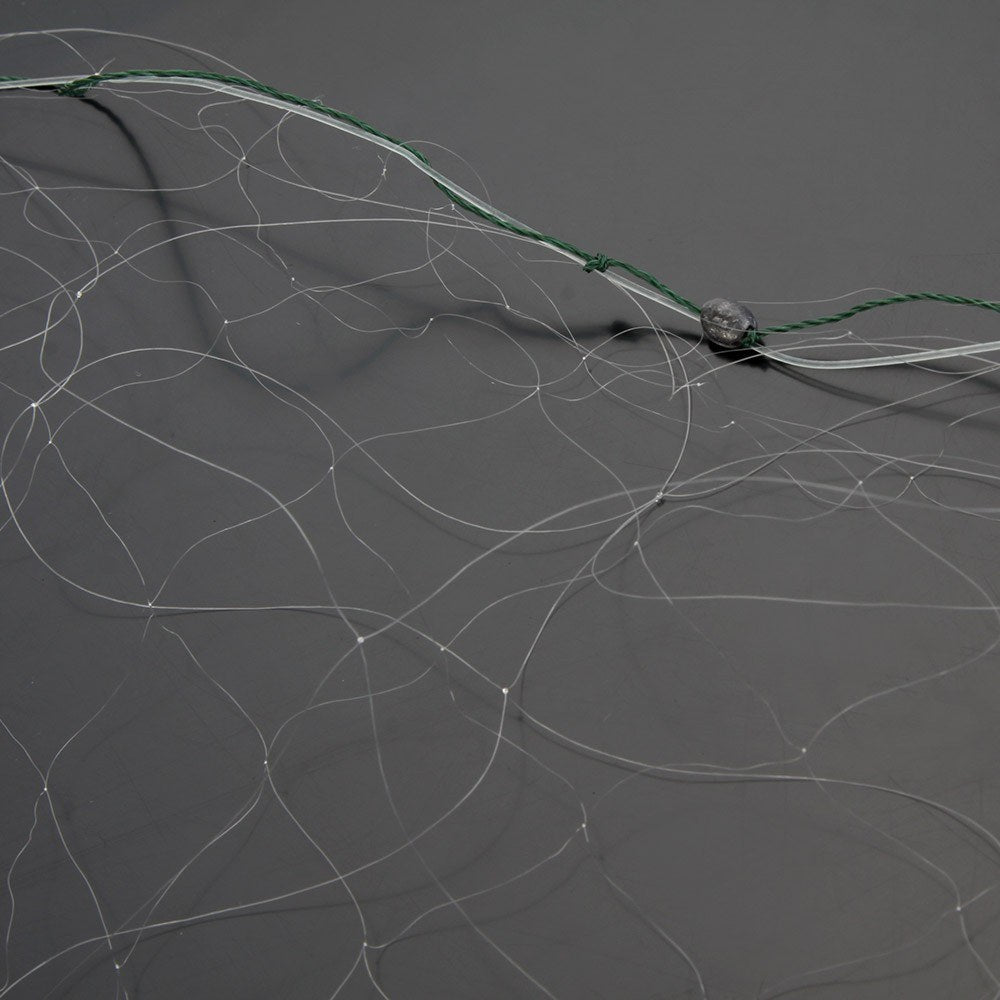 25m 3-Layer Monofilament Gill Fishing Net with Floats