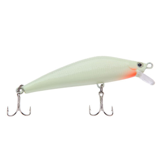 3D Luminous Minnow Fishing Lure - 82mm, 8g Hard Bait with Dual Treble Hooks