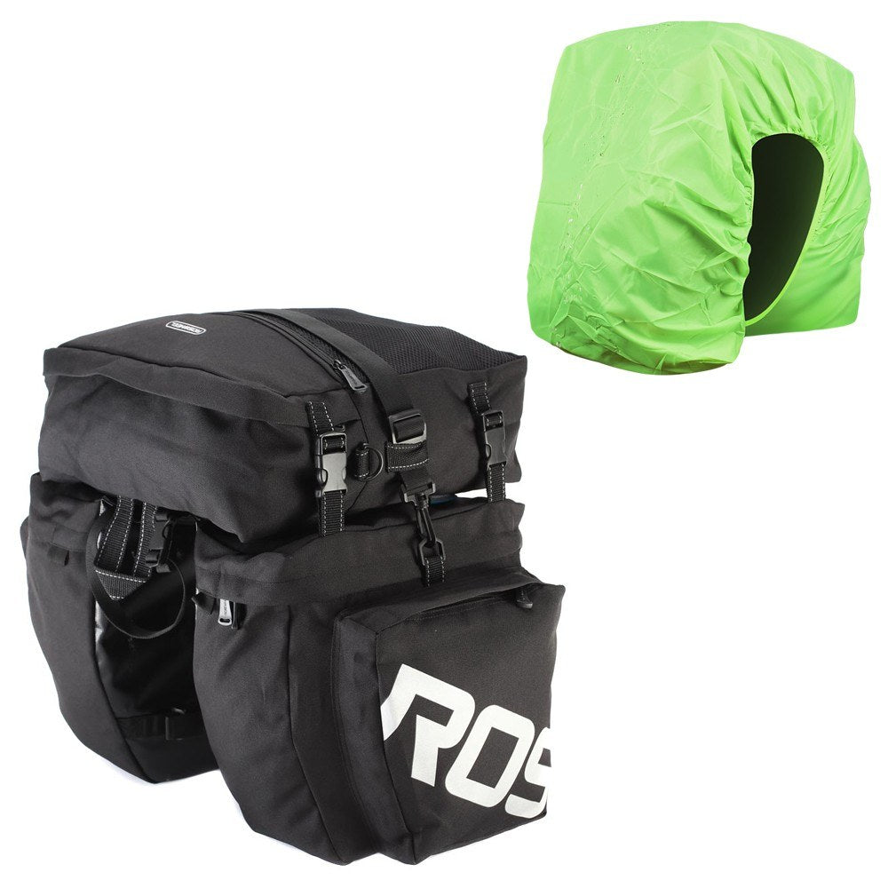 ROSWHEEL 3-in-1 Multifunction Bike Pannier & Trunk Bag for Road & MTB