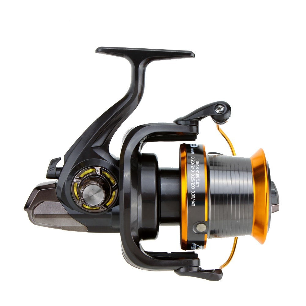LJ9000 High-Speed Metal Spinning Reel, 13-Bearing Interchangeable Sea Fishing Wheel, 4.11:1 Gear Ratio