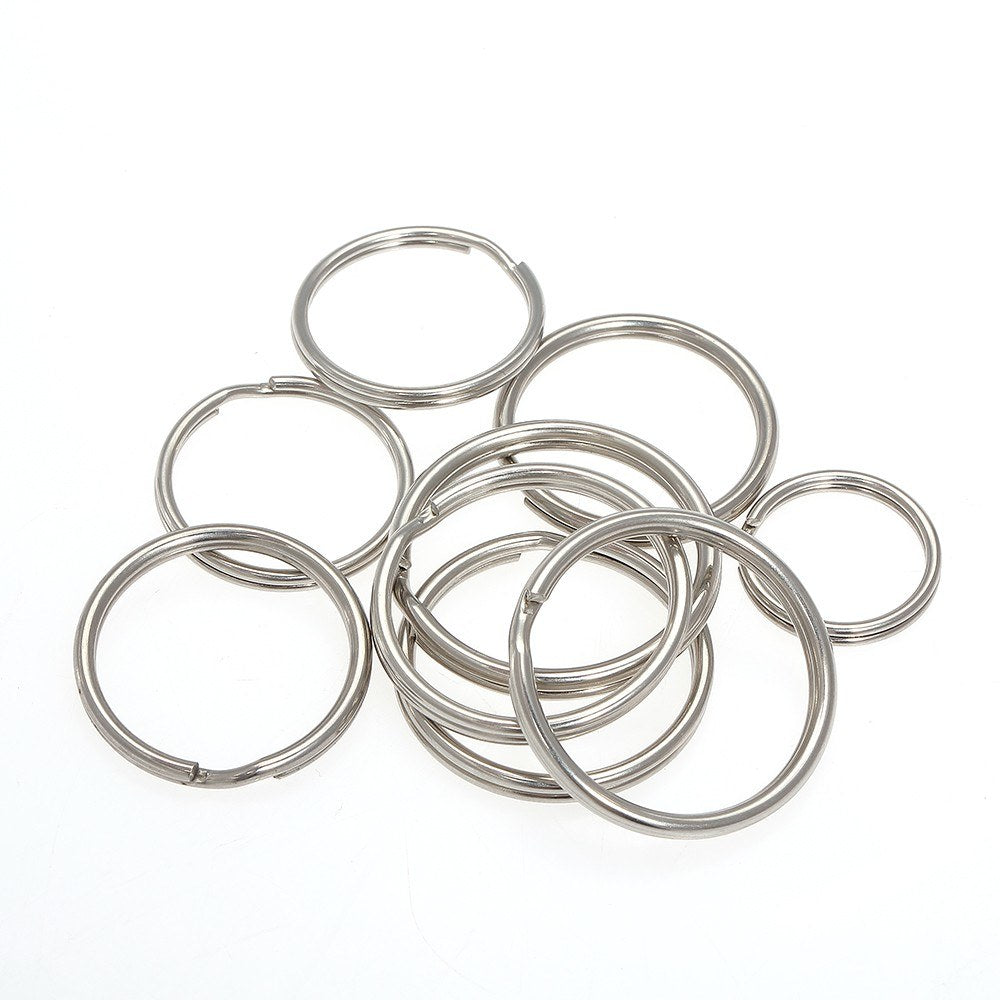 5-Piece Quick Release Detachable Keychain with Two Split Rings