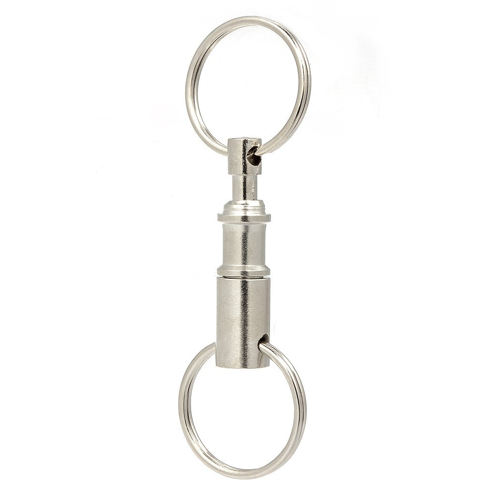 5-Piece Quick Release Detachable Keychain with Two Split Rings