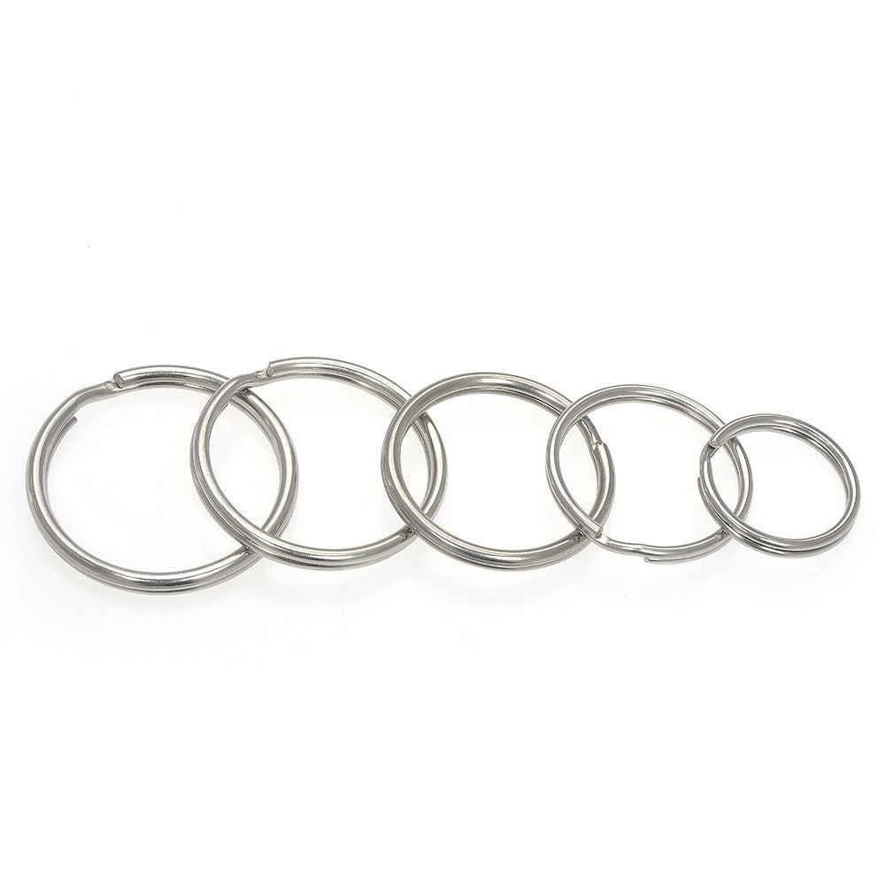 5-Piece Quick Release Detachable Keychain with Two Split Rings