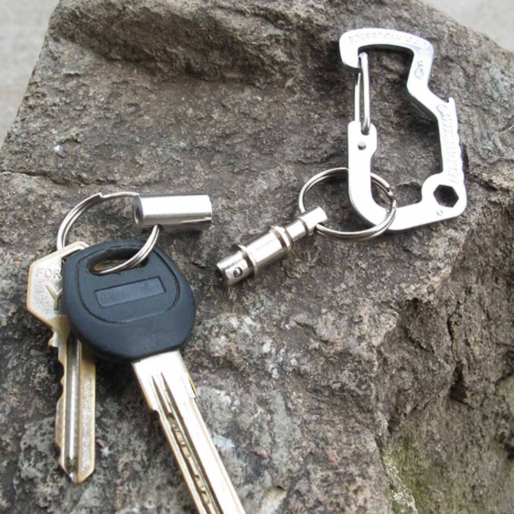 5-Piece Quick Release Detachable Keychain with Two Split Rings