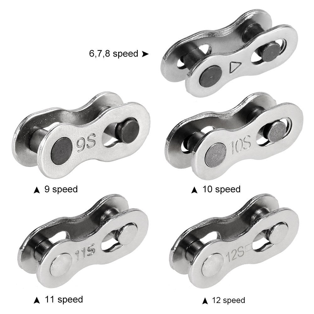 Bike Chain Link Connector & Repair Tool - 6-11 Speed, Available in 1 Pair or 5 Pairs