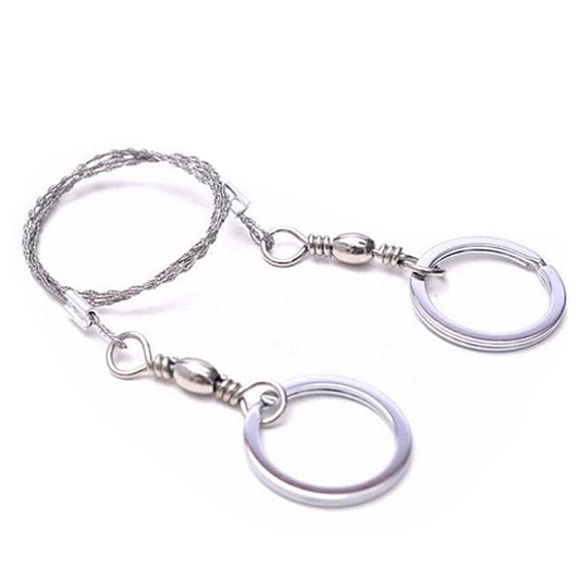 Emergency Survival Stainless Steel Wire Saw for Outdoor Use