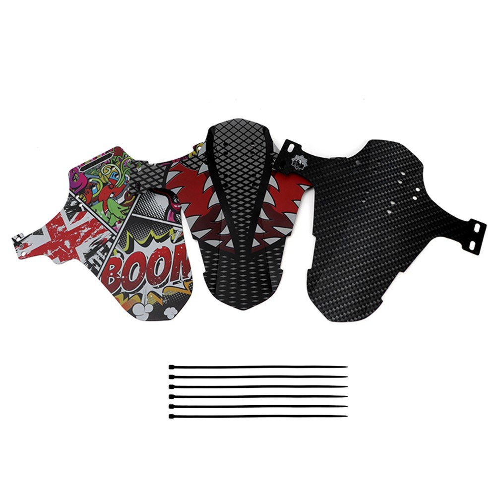Mountain Bike Mudguard Set: Front & Rear Compatible Cycling Fender for MTB