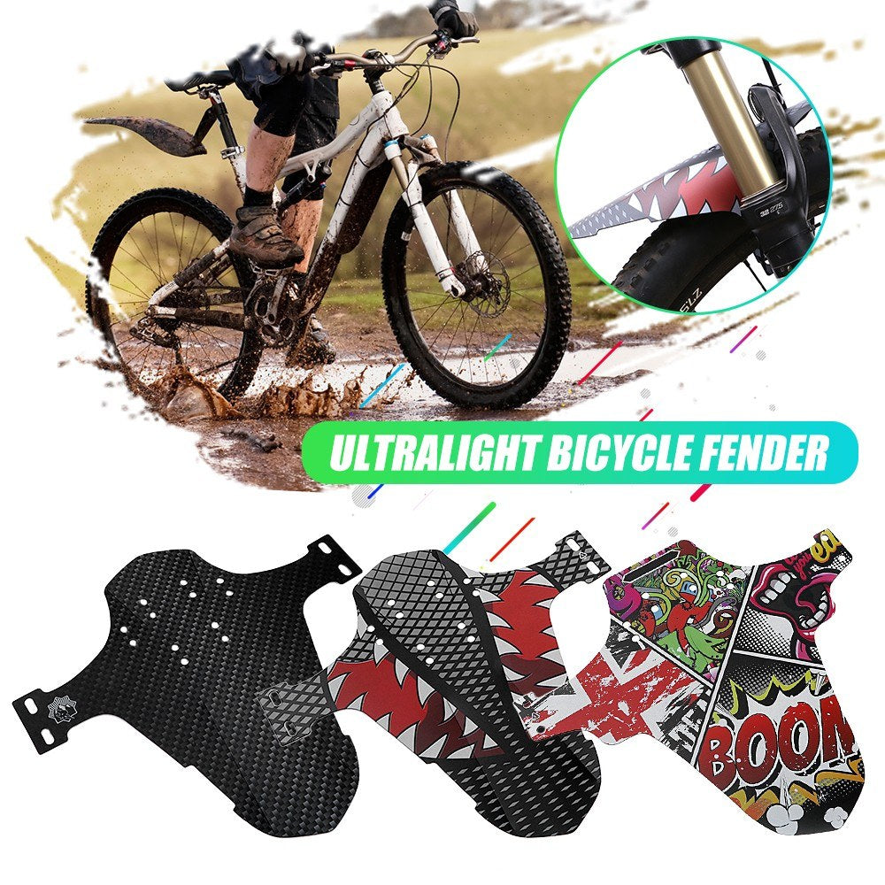 Mountain Bike Mudguard Set: Front & Rear Compatible Cycling Fender for MTB