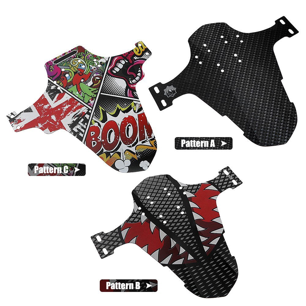 Mountain Bike Mudguard Set: Front & Rear Compatible Cycling Fender for MTB