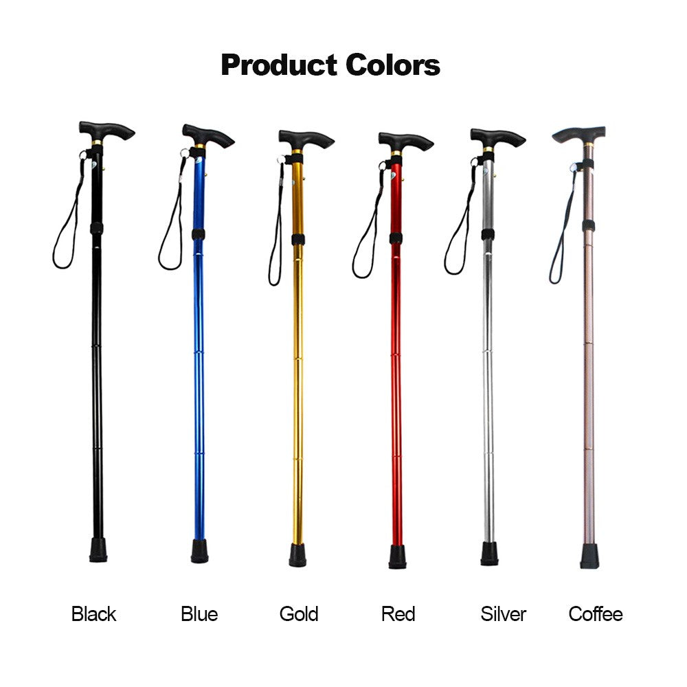 Foldable Aluminum Alloy Walking Cane