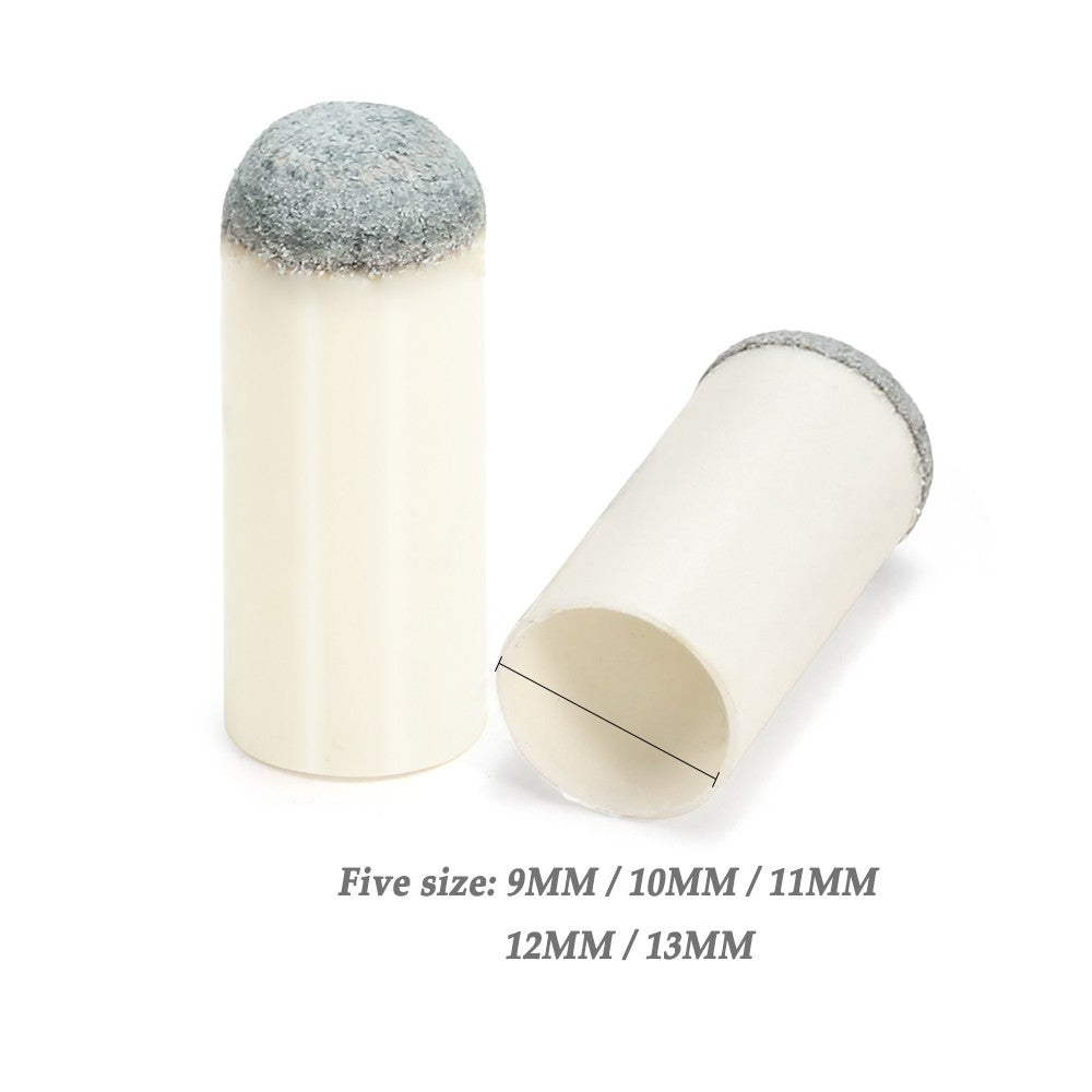 100PCS Slip-On Pool Cue Tips & Ferrules Billiard Cue Heads