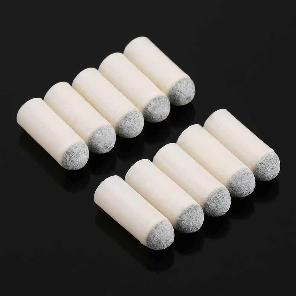 100PCS Slip-On Pool Cue Tips & Ferrules Billiard Cue Heads