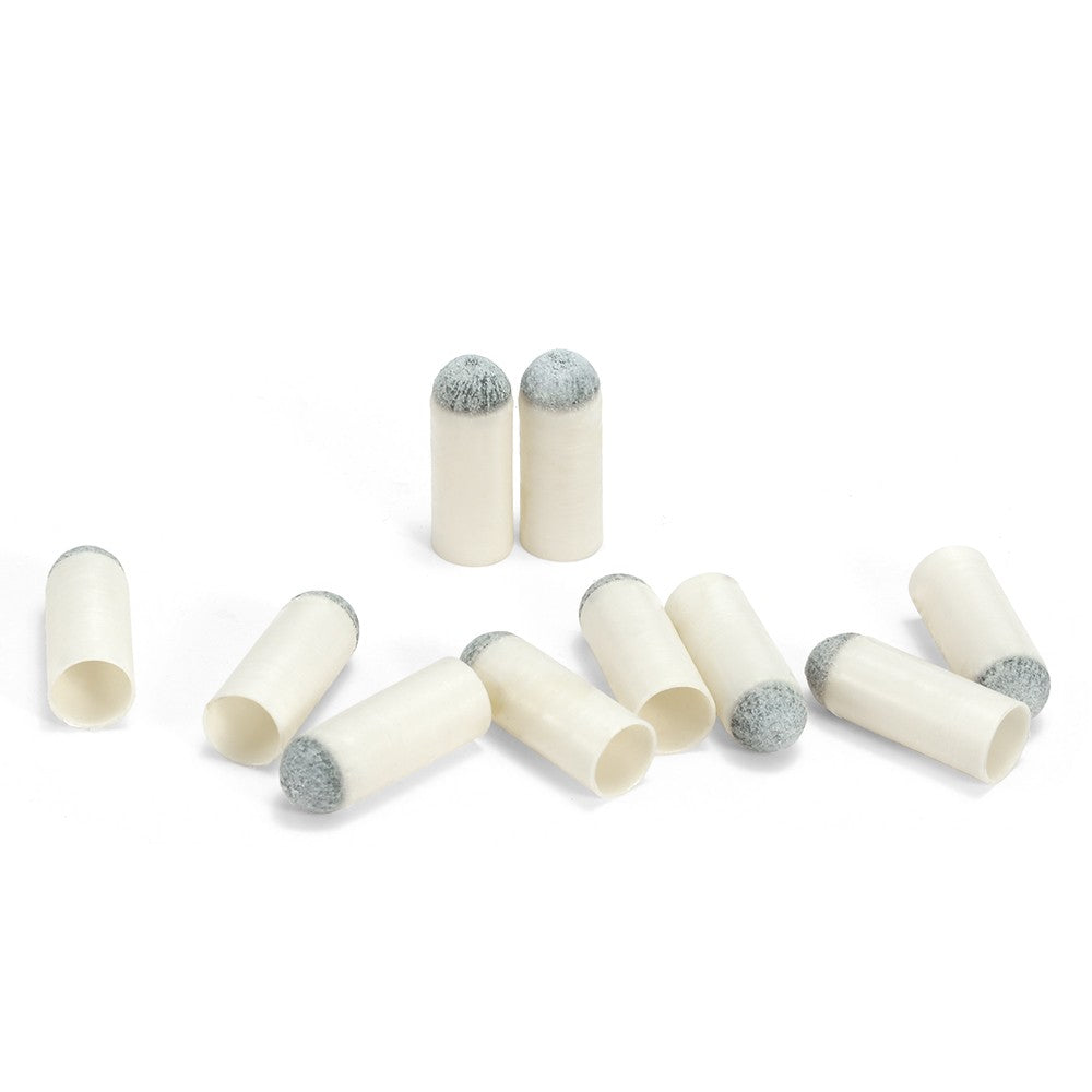 100PCS Slip-On Pool Cue Tips & Ferrules Billiard Cue Heads