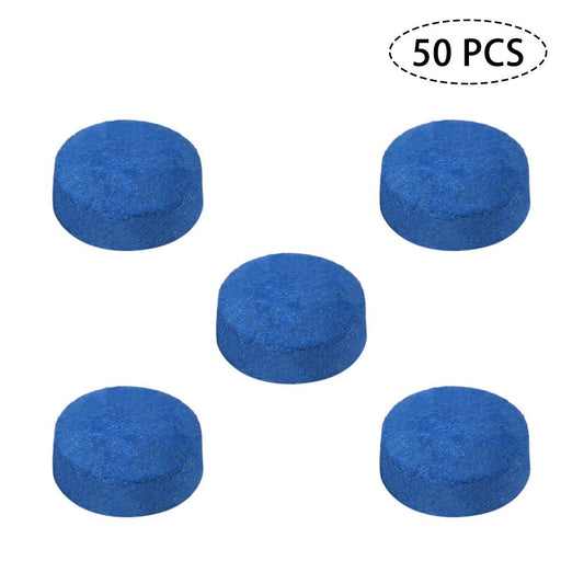 50 PCS Billiard Pool Cue Tips Replacement Heads