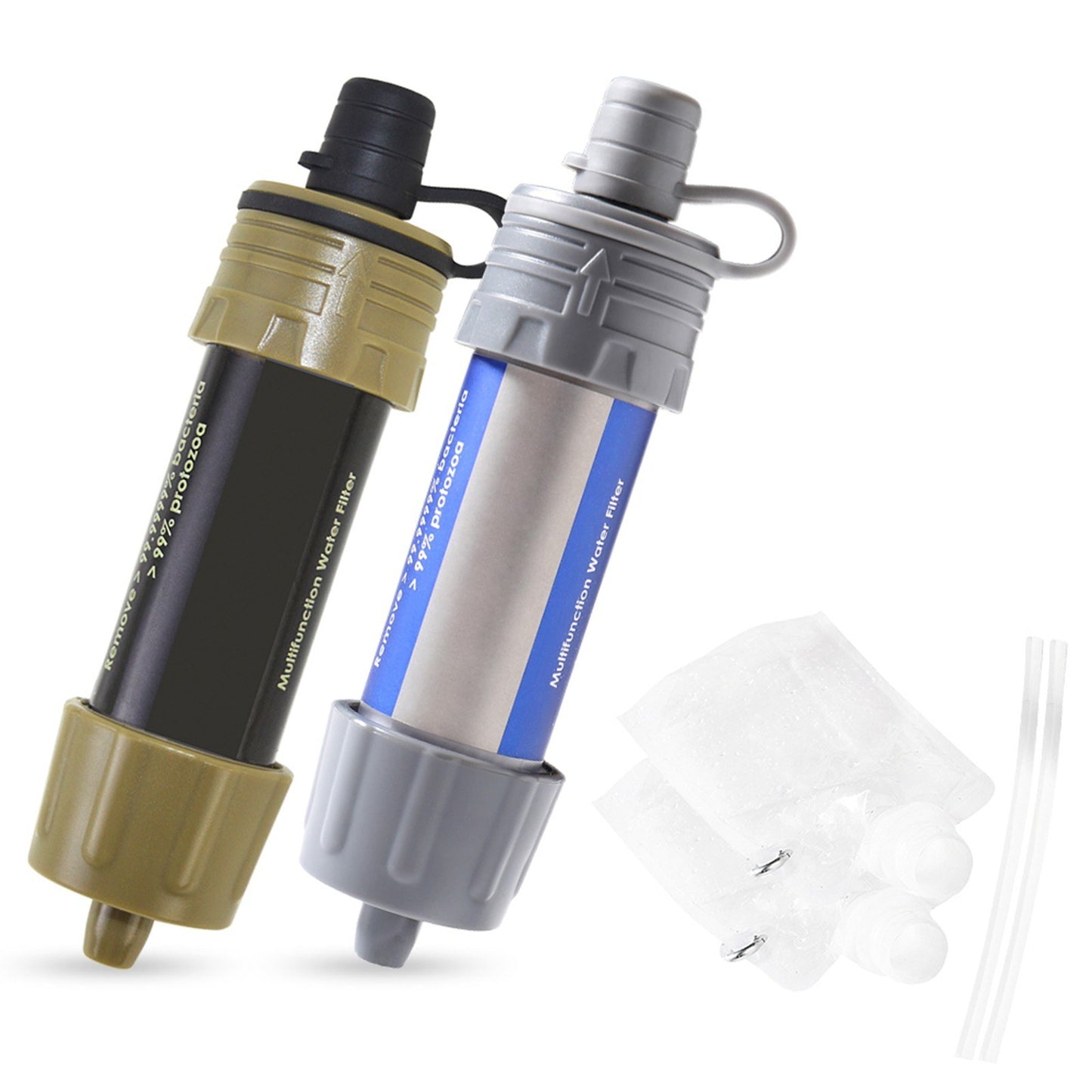 Portable Water Purifier Straw for Camping, Backpacking & Emergency Use