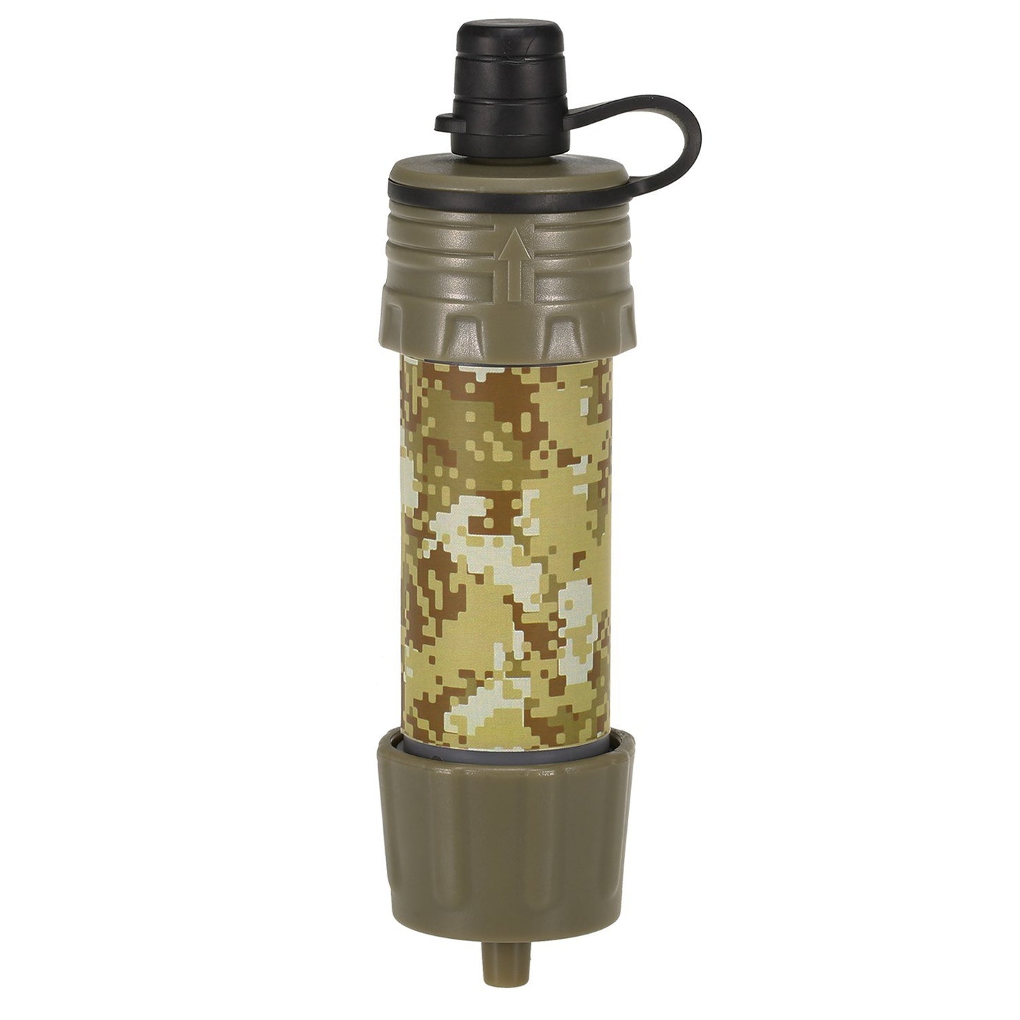 Portable Water Purifier Straw for Camping, Backpacking & Emergency Use