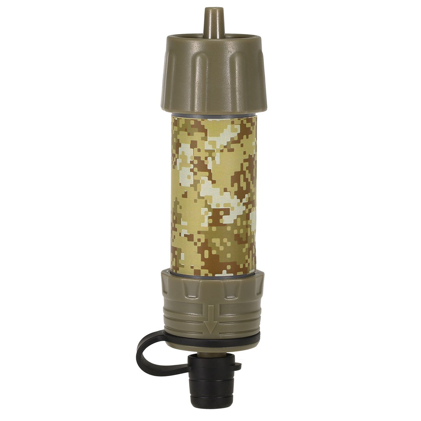 Portable Water Purifier Straw for Camping, Backpacking & Emergency Use