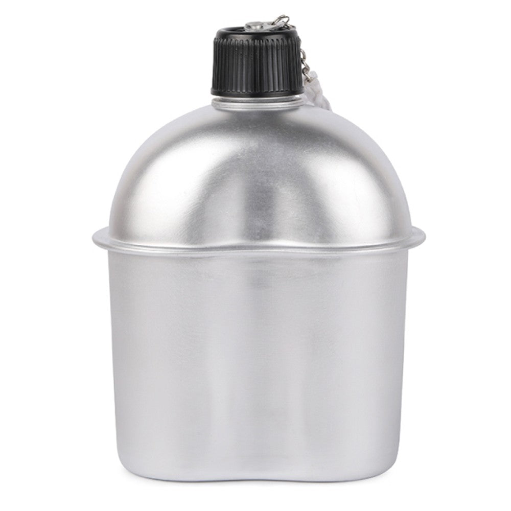 3-Piece Camping Cookware Set: Aluminum Canteen Cup, Wood Stove, and Cover Bag for Hiking & Backpacking