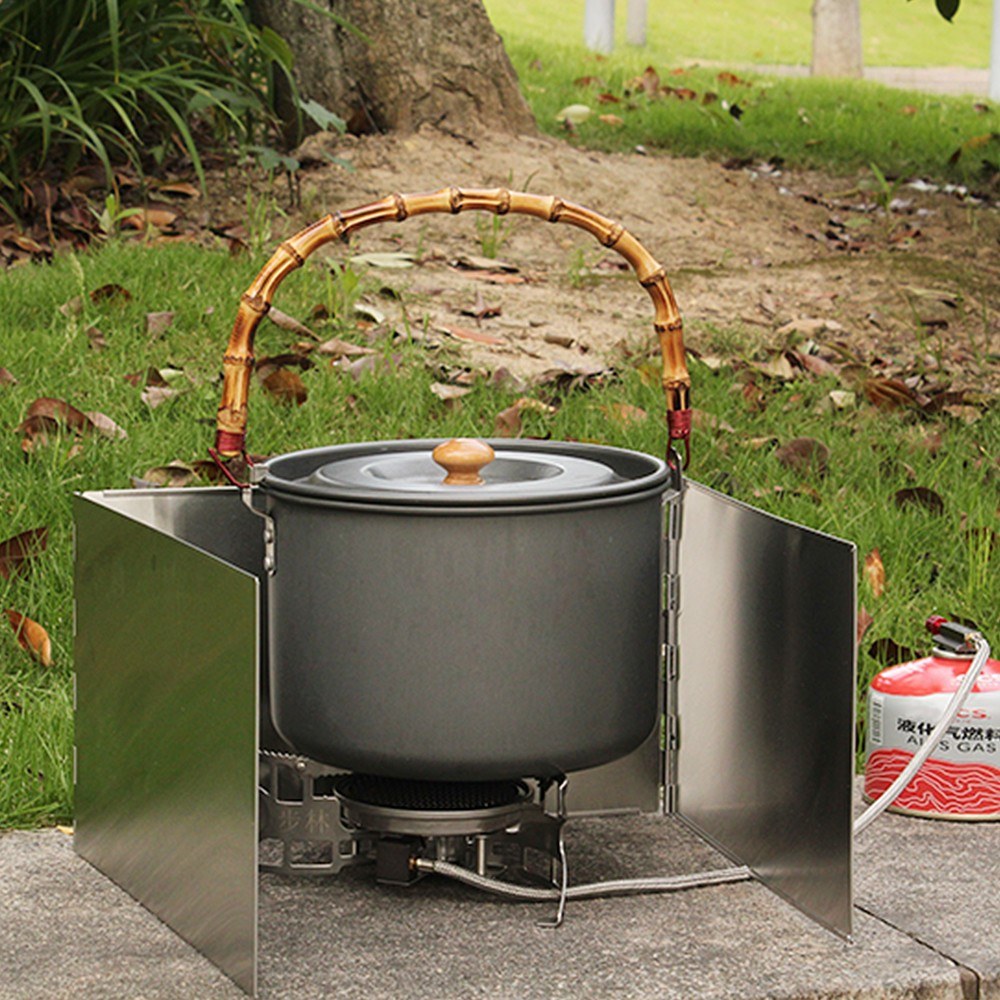 Camping Stove Windscreen Outdoor Cooking Windshield
