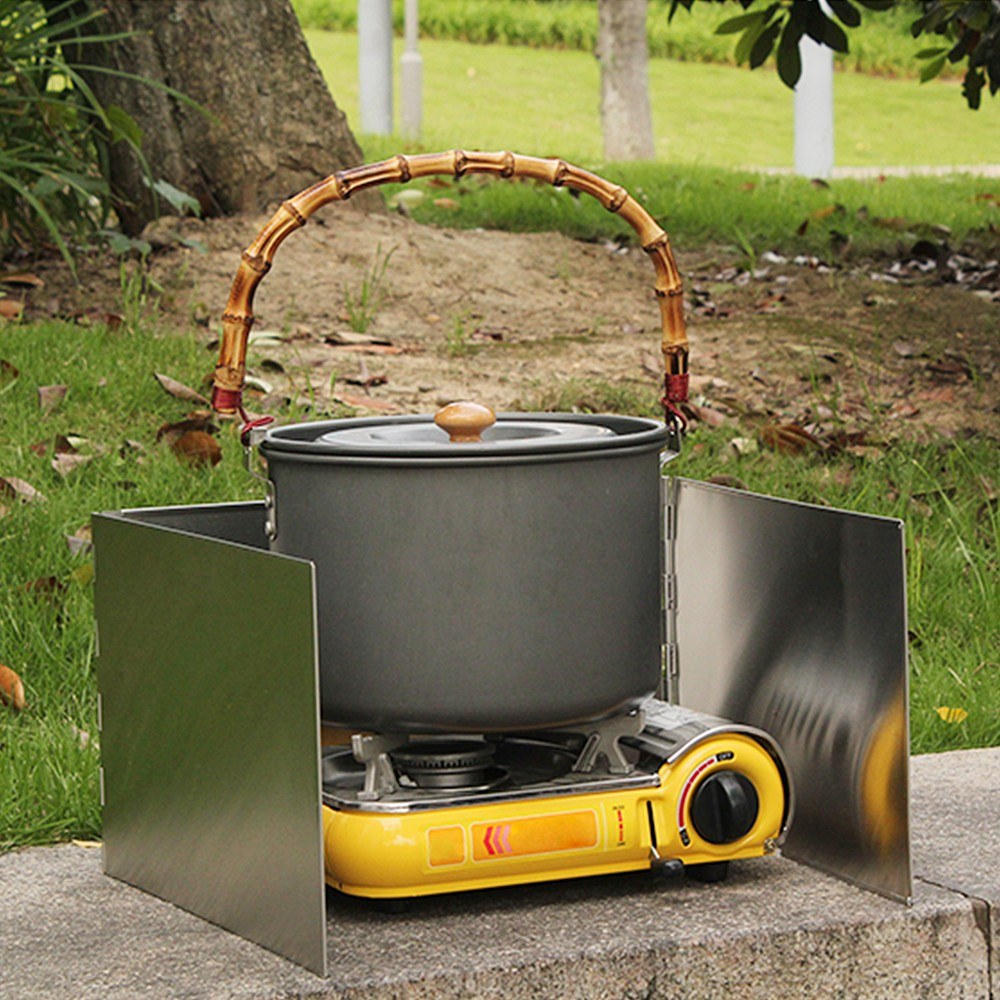 Camping Stove Windscreen Outdoor Cooking Windshield