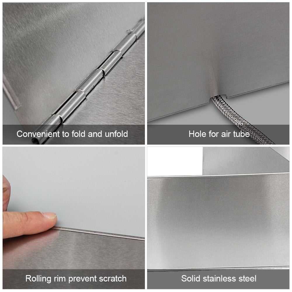 Camping Stove Windscreen Outdoor Cooking Windshield