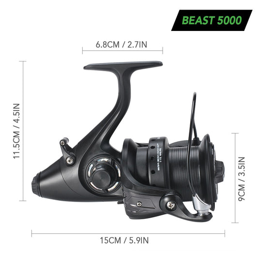 Dual Drag 13-Bearing Spinning Reel