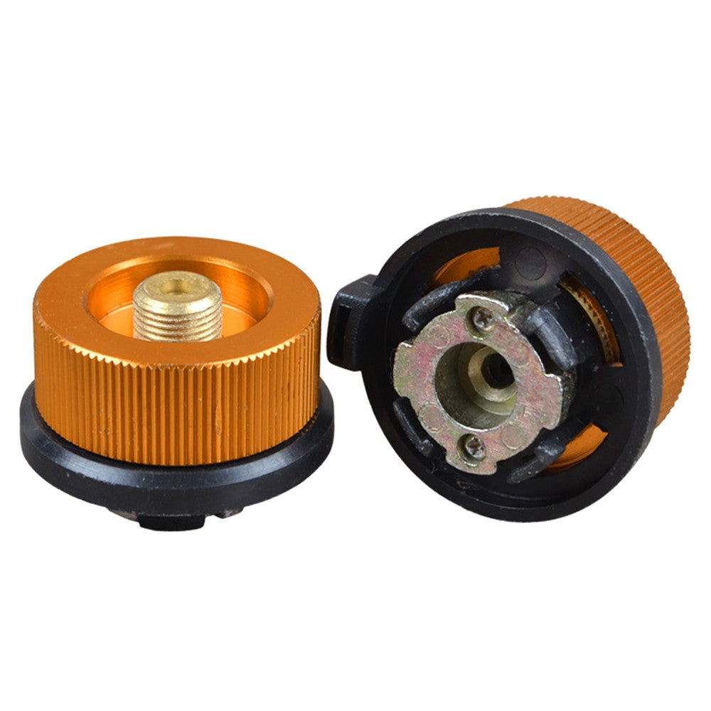 Camping Propane Stove Adapter Set: LPG Cylinder Coupler & Inflatable Valve