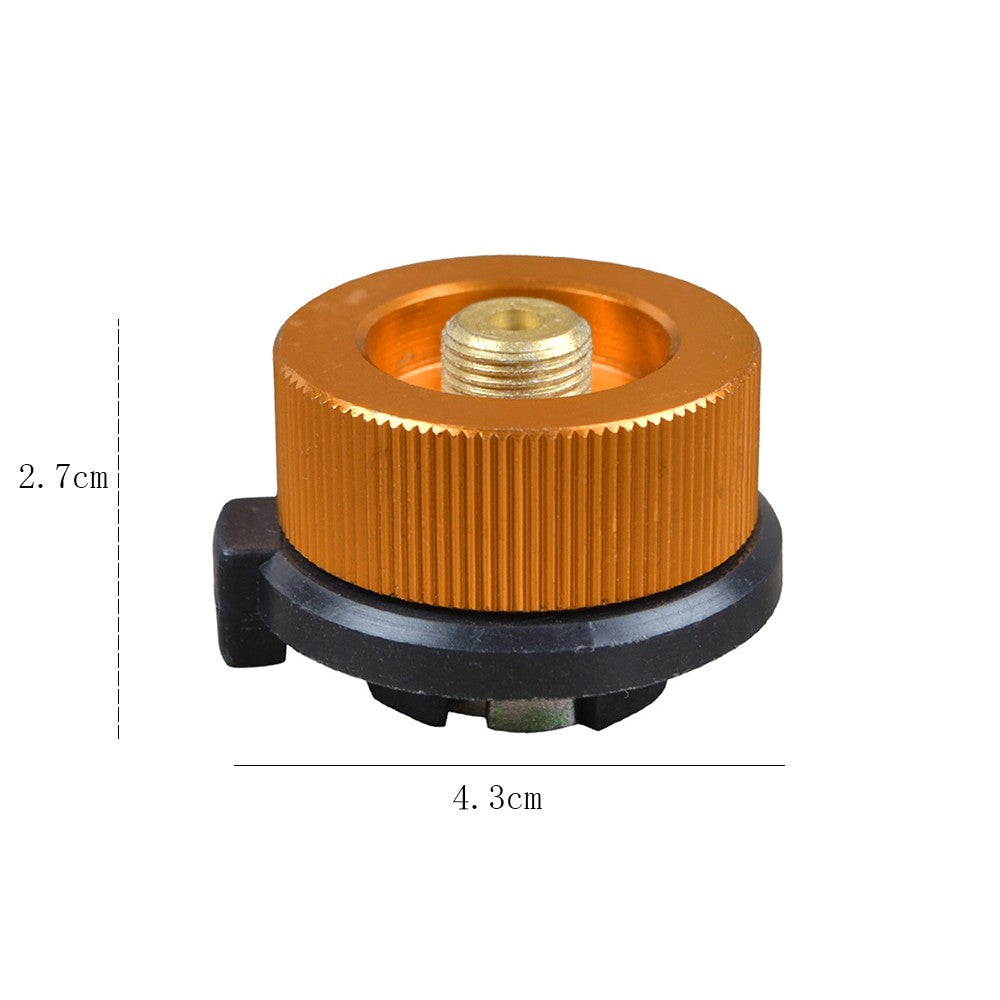 Camping Propane Stove Adapter Set: LPG Cylinder Coupler & Inflatable Valve