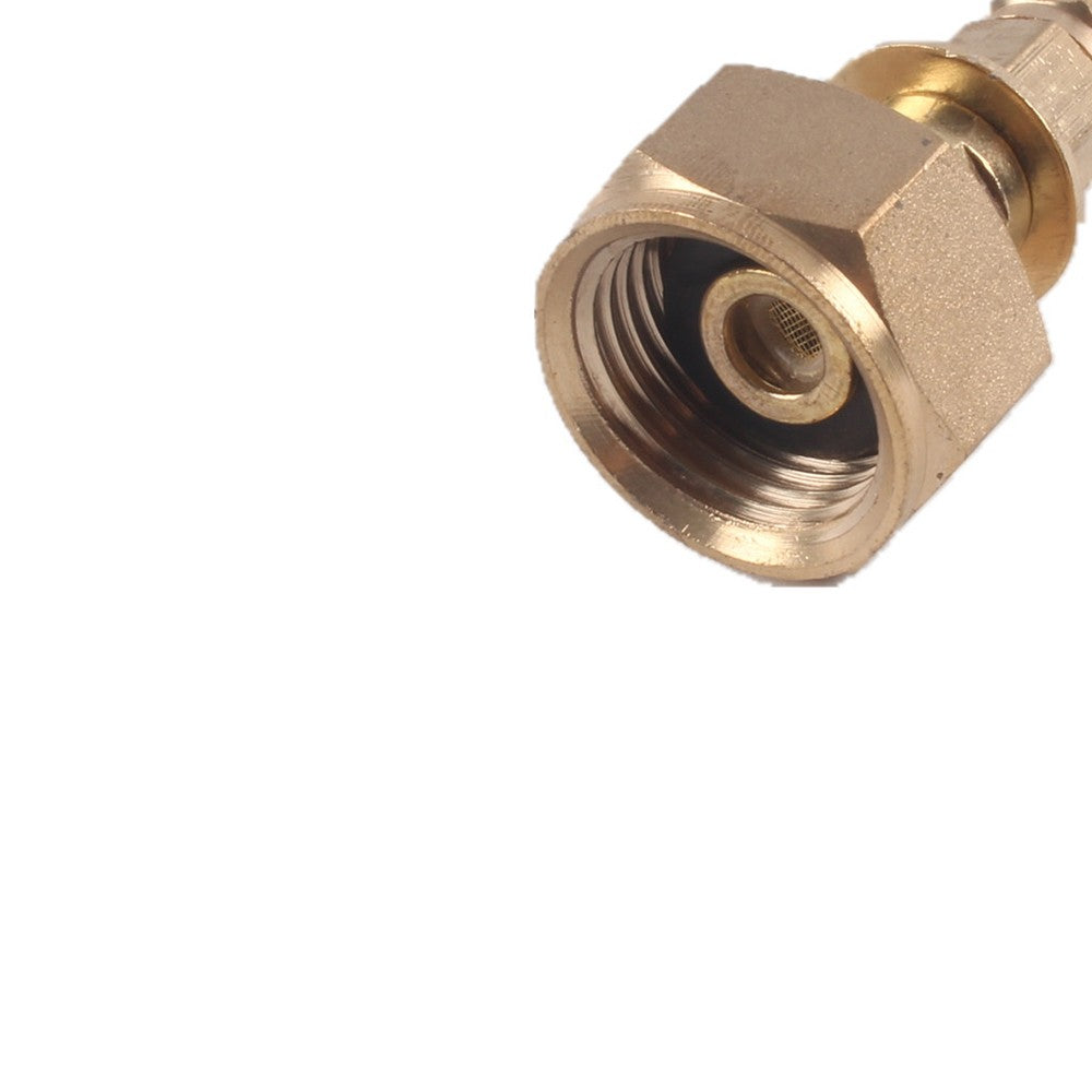 Camping Propane Stove Adapter Set: LPG Cylinder Coupler & Inflatable Valve