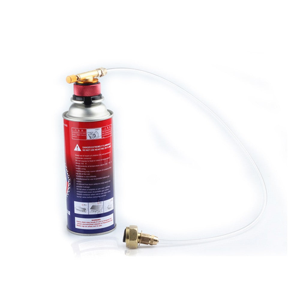 Camping Propane Stove Adapter Set: LPG Cylinder Coupler & Inflatable Valve