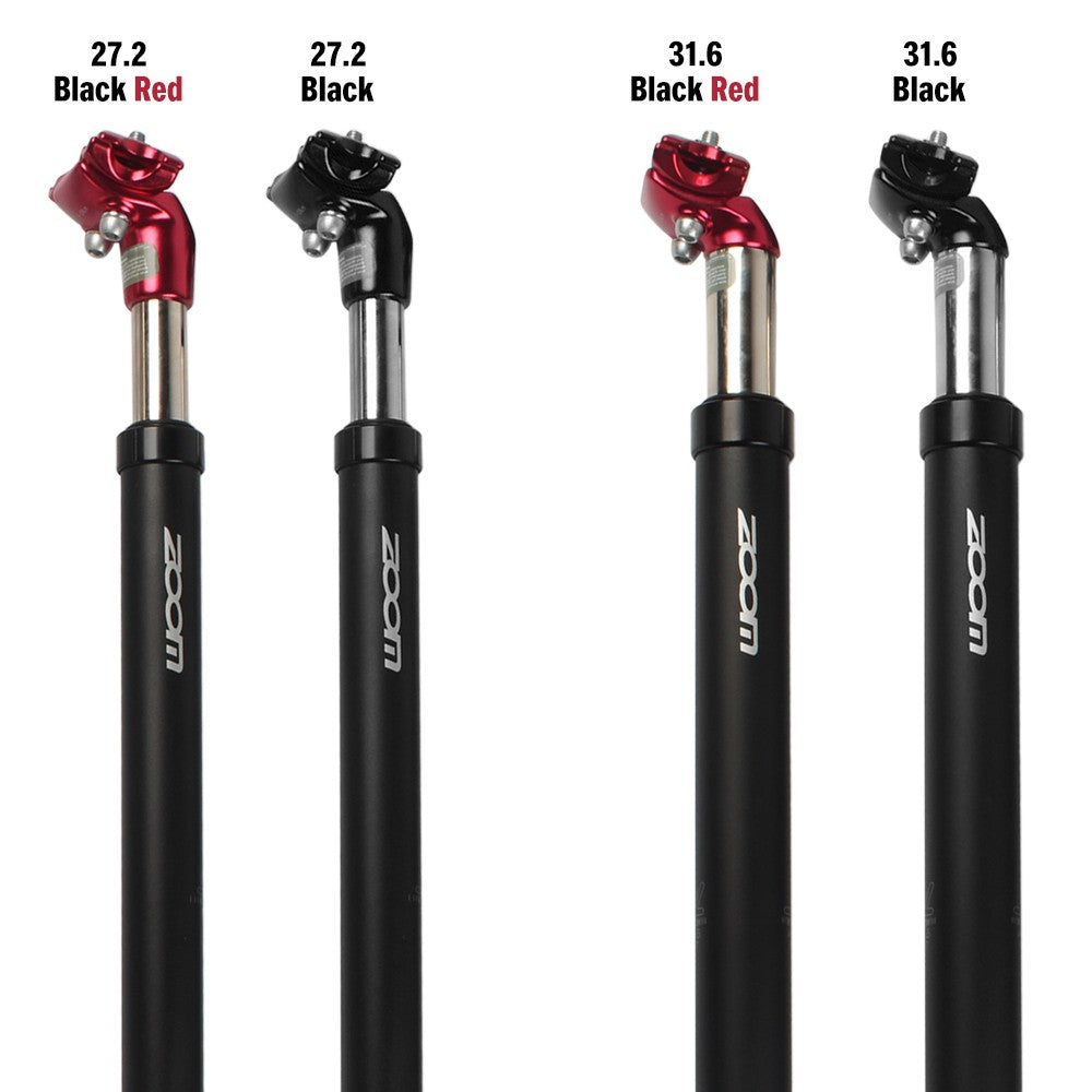 MTB Suspension Bike Seatpost Shock Absorber - 31.6x350mm / 27.2x350mm