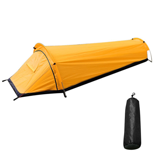 Lightweight Single Person Backpacking Tent with Outdoor Camping Sleeping Bag