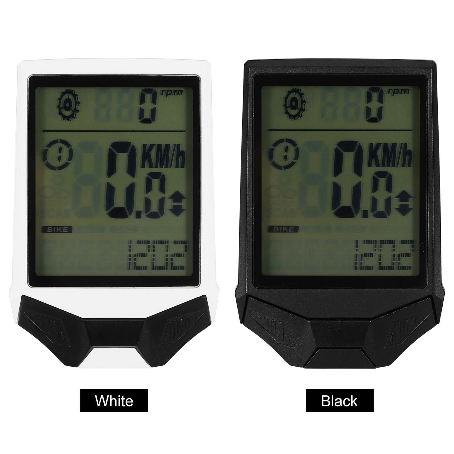 Wireless Cycling Computer with Cadence, Rainproof Multi-Function LCD Backlight