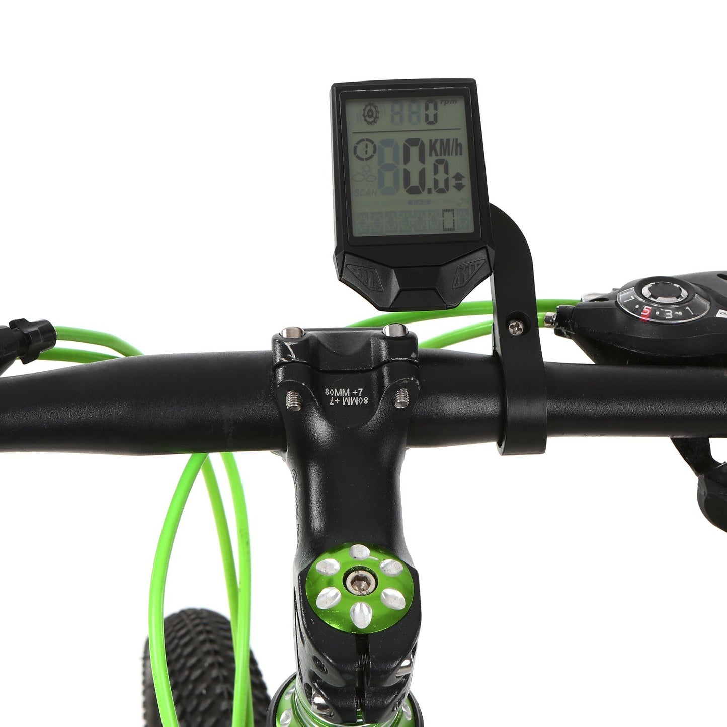 Wireless Cycling Computer with Cadence, Rainproof Multi-Function LCD Backlight