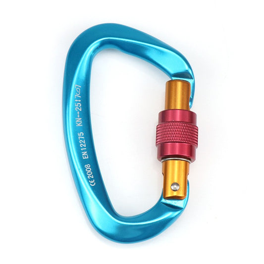 25KN Heavy Duty Screw Lock Carabiner Clips for Hammocks, Camping, Hiking, Backpacking