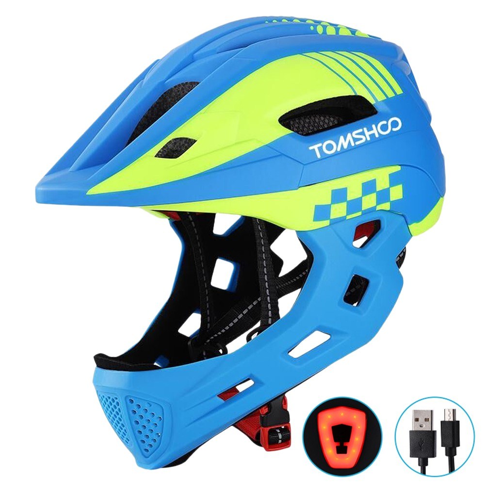 TOMSHOO Kids Full Face Bike Helmet
