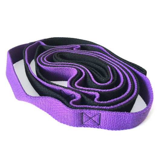 Daisy Chains Multi-Loop Yoga Strap for Stretching - Nonelastic Band
