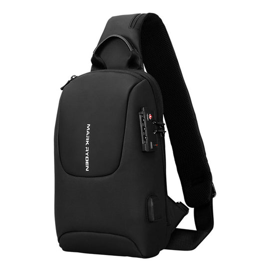 Mark Ryden Mens Waterproof Crossbody Bag with TSA Lock & USB Charging Port