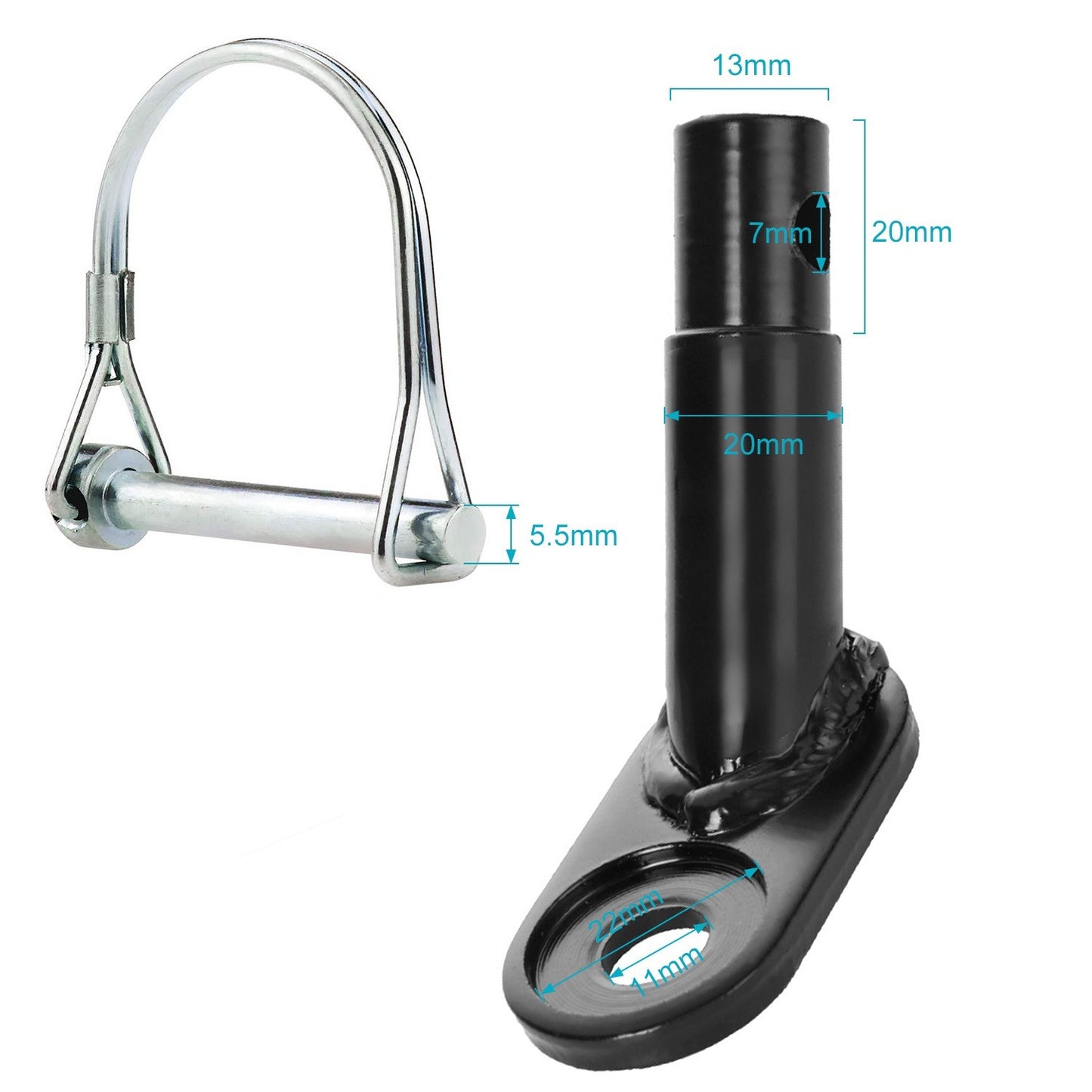 Universal Bike Trailer Hitch Adapter for Baby, Pet, and Grocery Transport