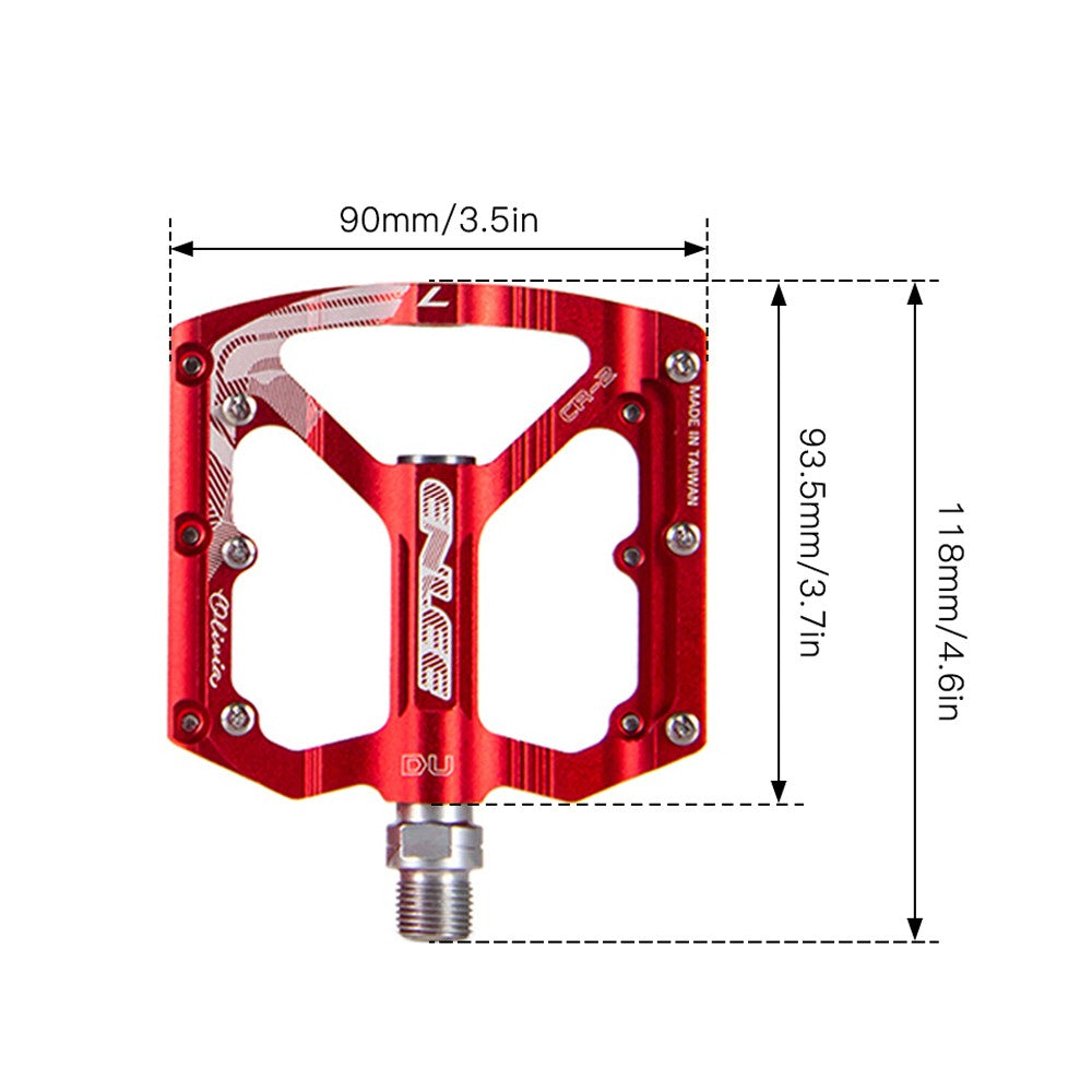 Aluminium Alloy Flat Mountain Bike Pedals – Cycling Platform