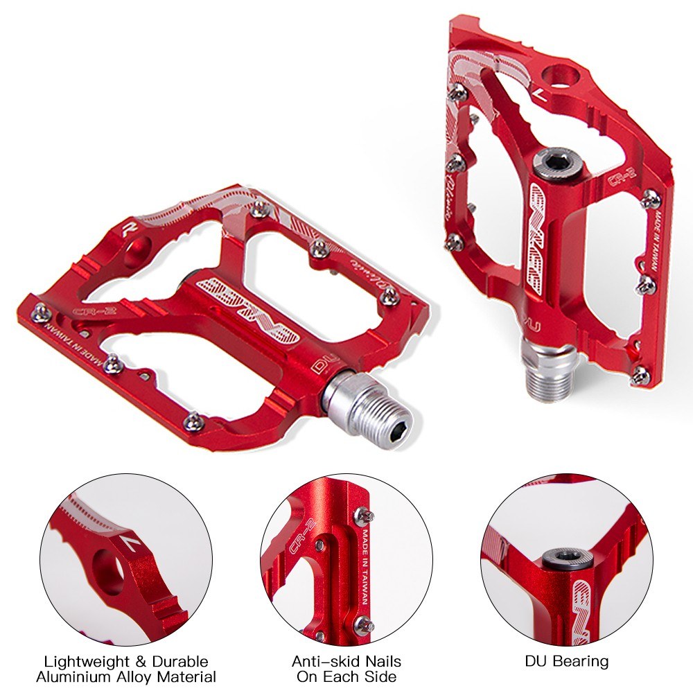 Aluminium Alloy Flat Mountain Bike Pedals – Cycling Platform